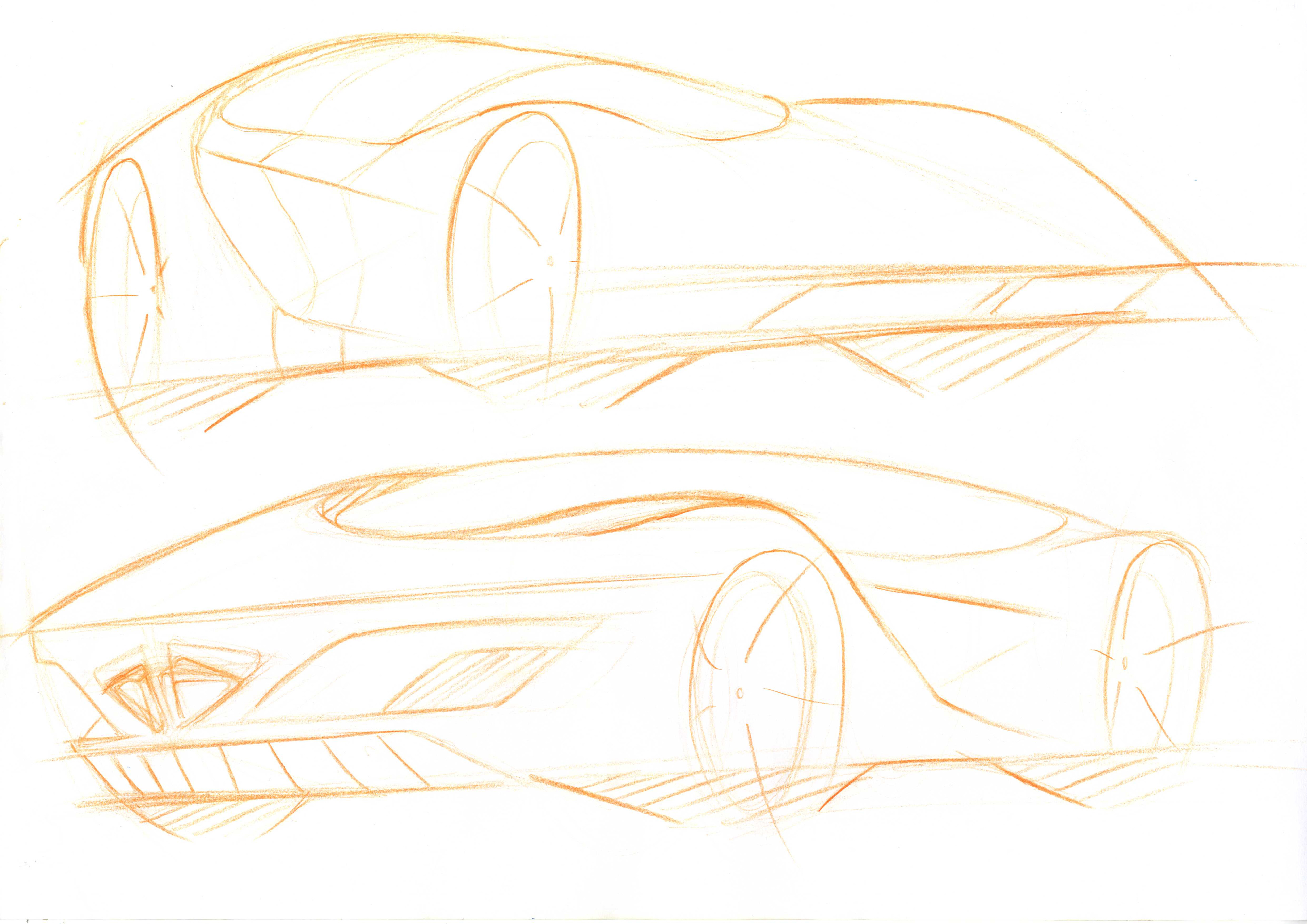 Automotive Illustration - Professional Custom Car Concept Sketches - Hot  Rod Design and Illustration - Highlander Concept Rendering